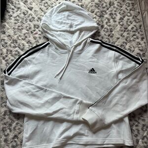 White adidas hoodie